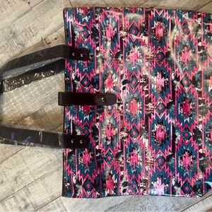 Colorful Patterned Tote Bag